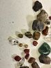 estate gemstone lot emeralds, ruby, sapphire? diamonds? from a storage box labeled such? and Image - 2