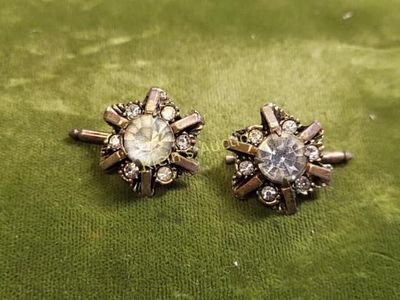 vintage formal shirt studs , tuxedo. lot of 2 see pics