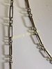 vtg paperclip link necklace 54". from estate great to double it up ready to wear see picsImage - 1