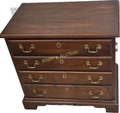 Antique Henkel Harris Mahogany silver chest 4 drawer chestgorgeous estate piece by Henkel 