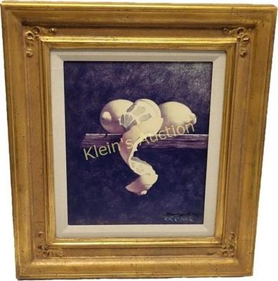 Loran Speck l/e art Lemon Peel #62/75. #62-75 numbered very limited edition art, listed artist 