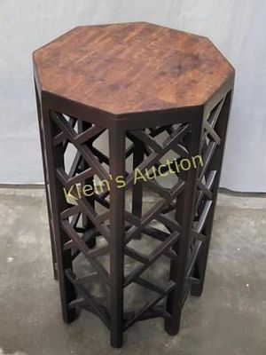 Butler Specialty Chippendale octagon side table. 24" x 14" x 14" in great shape from estate see pics