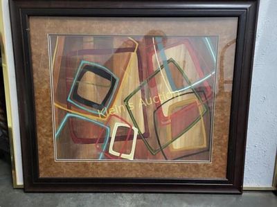 Twenty Tuesday framed Print by Jeni Lee. 39" x 24" framed nicely in vg condition see pics can 