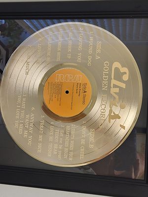 gold 24K Elvis Presley Album LE RCA & legends of Music. 10 of only 500 made 24K RCA Label coa on 