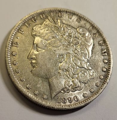 1890 O morgan silver dollar us coin ef+? from estate very nice coin and Orleans mint see pics 