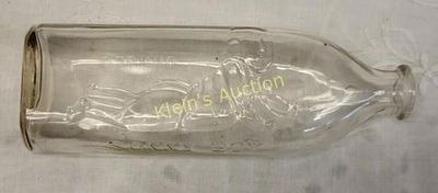 1930's hazel atlas sonny boy glass baby bottle. 8 ounces 6 3/4" tall in great shape no chips see pics