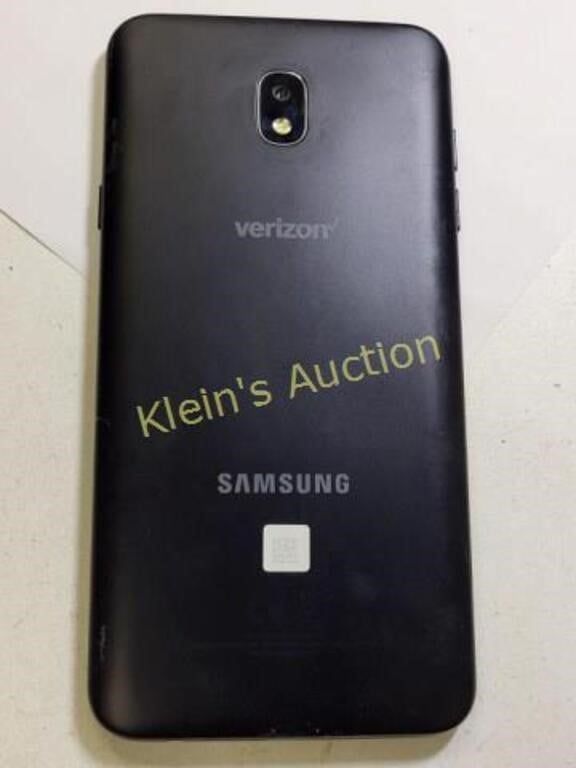 Lot 5447 – samsung J7V cell phone verizon w/ charger works