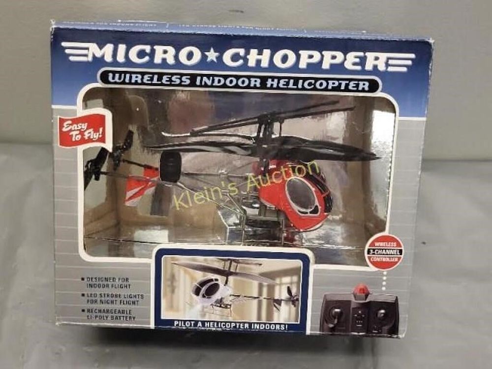 Lot 5460 – excaliber micro chopper wireless rc helicopter MIB