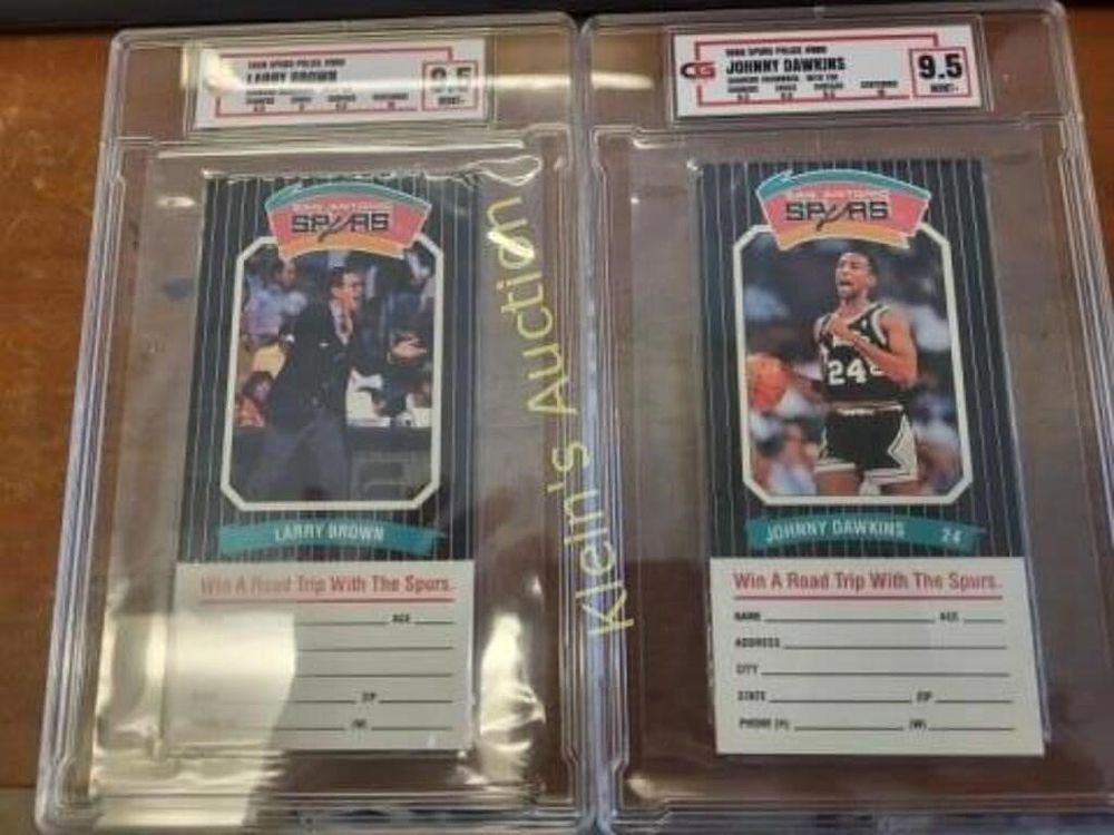 Lot 5491 – Basketball graded collectors sports cards lot of 2