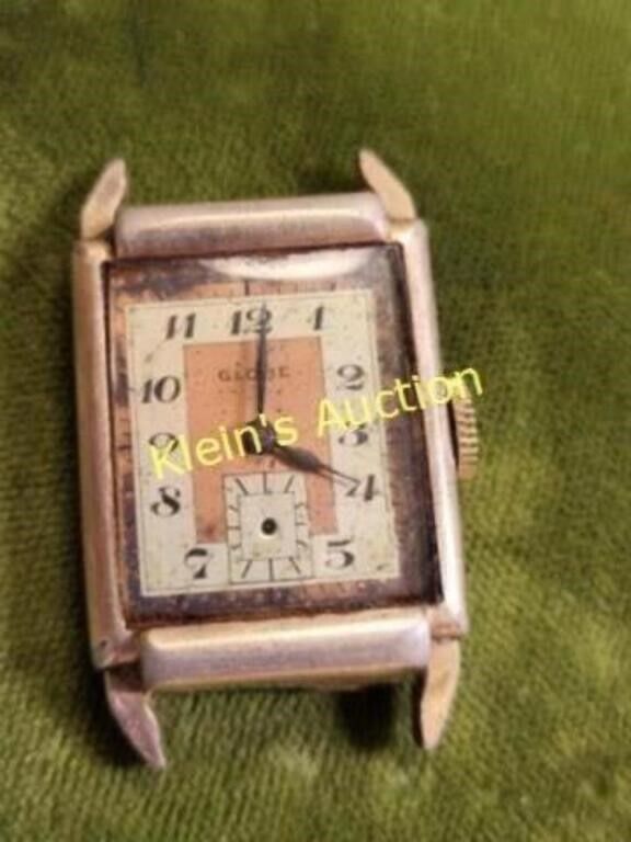 Lot 5503 – tank style watch 15 jewel works Art Deco