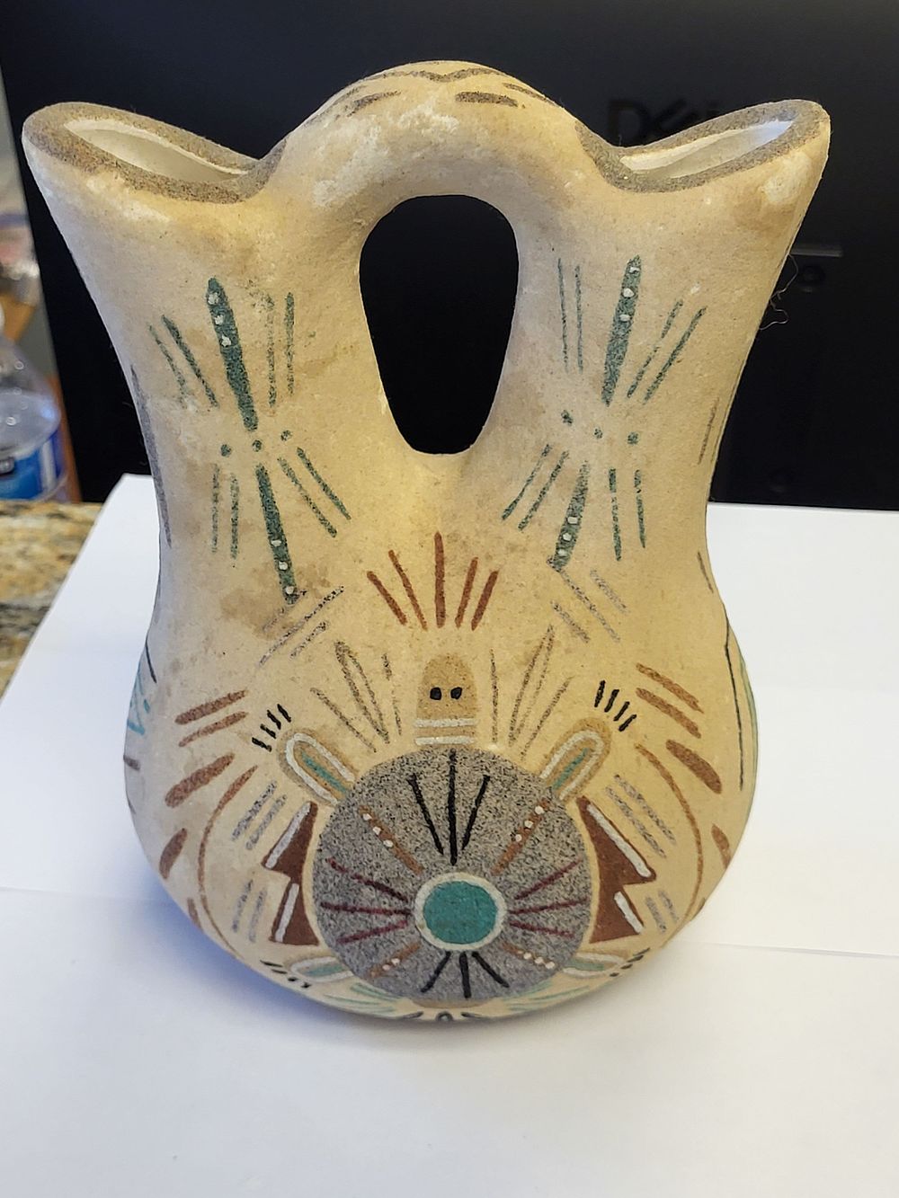 Lot 6307 – native american double spout wedding vase