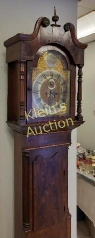 Lot 6505 – 19th C Long Case Clock by S De Forges Spilsby