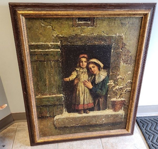 Lot 6706 – Henry Mosler Original oil on canvas 1841-1920