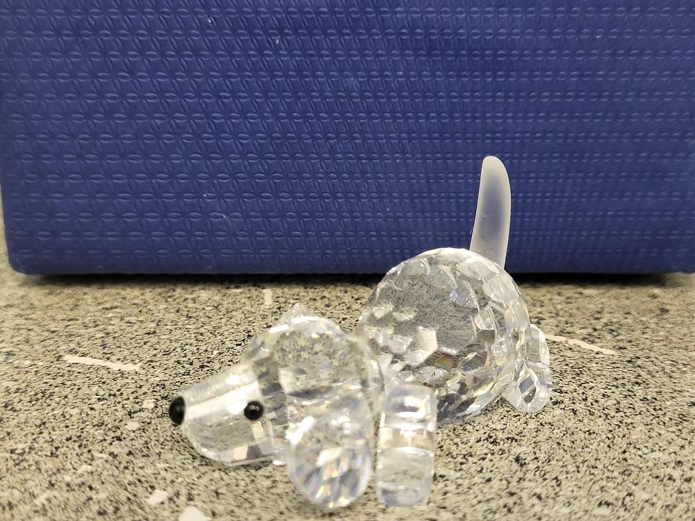 Lot 6346 – swarovski beagle playing figurine #172296