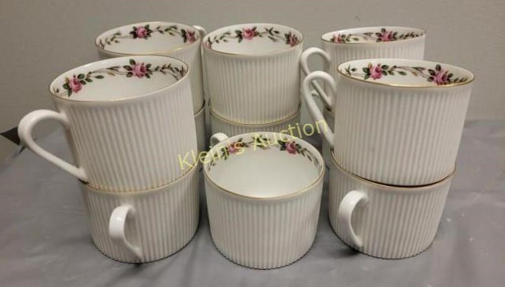 Lot 6363 – Germany athena rose porcelain china cups 11