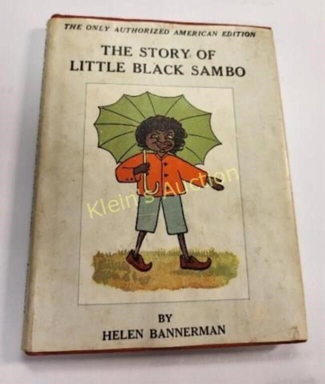 Lot 6714 – rare american edition of Little black sambo w.dust