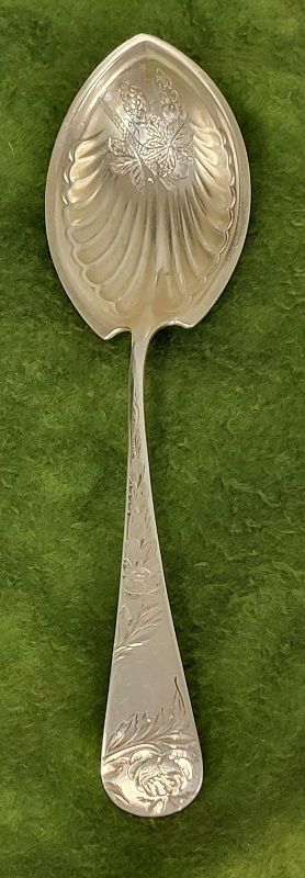 Lot 6727 – Jac Rose by Gorham sterling silver Bright cut! spoon