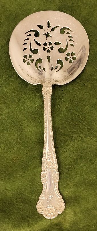 Lot 6729 – rare Gorham sterling tomato spoon or bon bon?