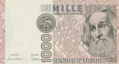 Italy 10000 Lire 1982, Pick#109, UNC