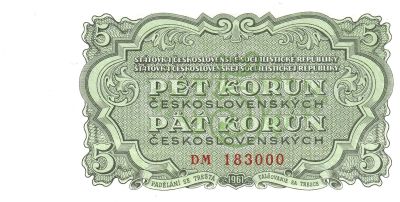 Czechoslovakia 5 Korun 1961 Pick#82b UNC
. Pick#82b UNC