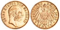 German States Saxony 10 Mark 1903 E. KM-1259, J-265, Fr-3847; King George I (1902-1904); Gold 