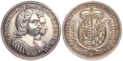 German States Saxony Thaler 1691-1732. Klaus-Peter Brozatus copie (For muzeum). Hev-208; Silver 