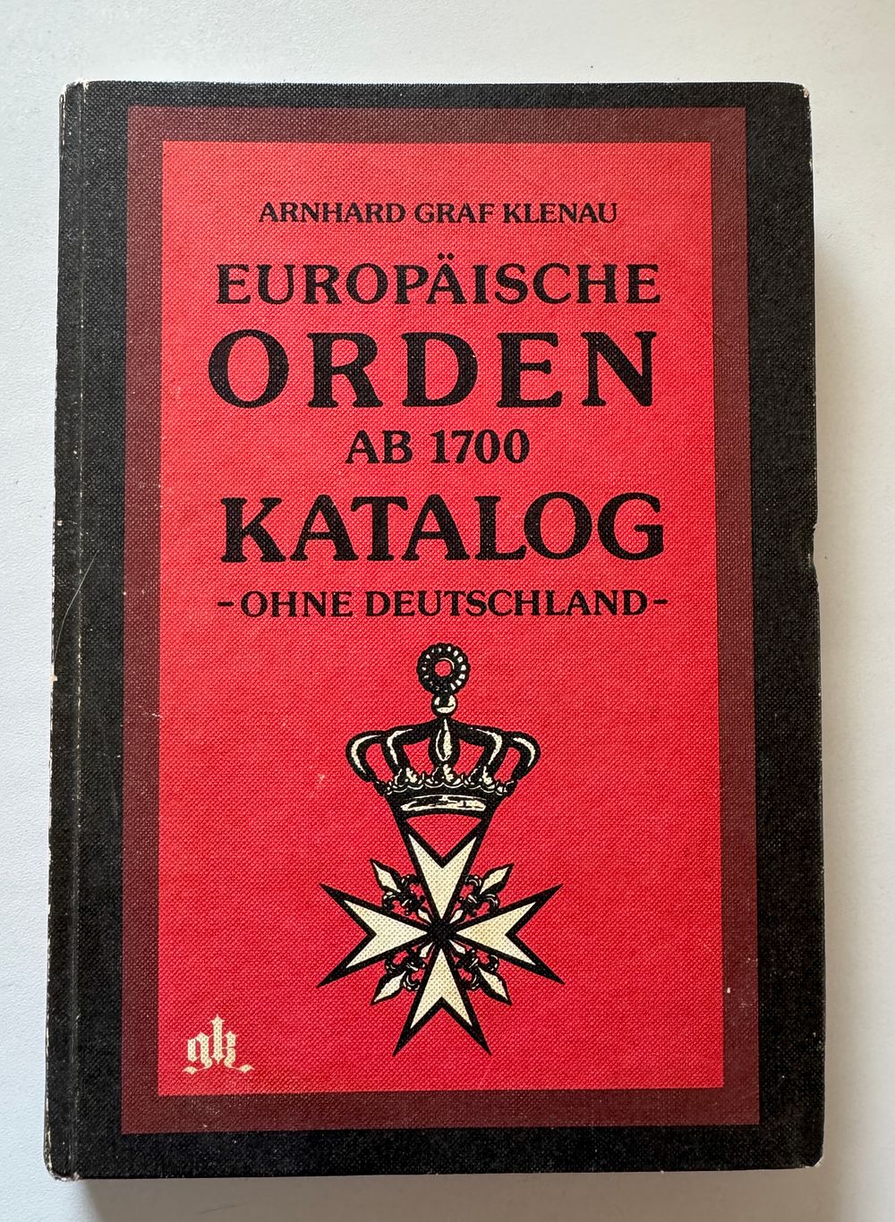 Catalogue European orders from 1700, without Germany (1978)