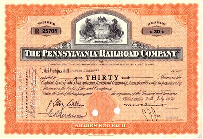 The Pennsylvania Railroad Company 1950. Railroad Company; XF