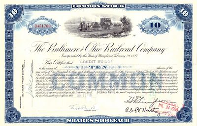 The Baltimore and Ohio Railroad Company 1959. Railroad Company; UNC