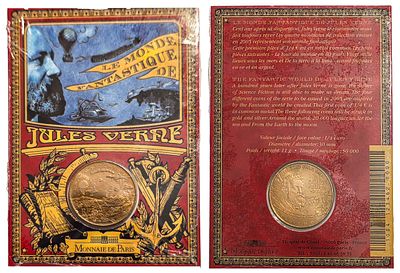 France &frac14; Euro 2005. KM-1402; Copper-aluminum-nickel; Death of Jules Verne; UNC