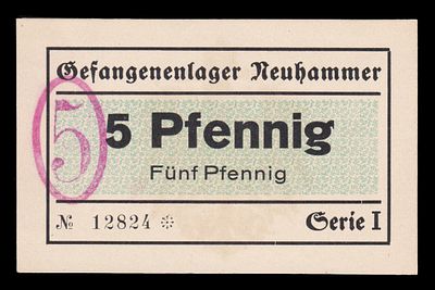 Germany 5 Pfennig 1915-18. Neuhammer Lager. C-3335; UNC