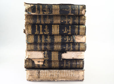 [8 томов, 1895-1899] Настольный энциклопедический словарь Гранат. Тома I-VIII (в 8 переплётах). 