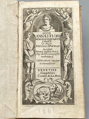 [1668, Пергамент] Луций Анней Флор — «Римская история», Венецианское издание, 
[Lucii Annaei 