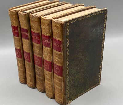 [1801] Жан Расин. Сочинения, т. I-V, 
[Oeuvres de Jean Racine. Tome premier / Tome cinquième] 