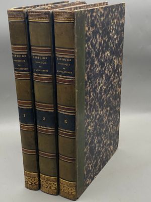 Живописная история Англии. Автор — барон де Руайю, т. I-III, 
1857
[Histoire pittoresque 