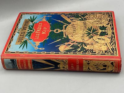 Жюль Верн — «Братья Кип»
(Collection Hetzel, Париж, Rue Jacob, 18)
[Les Frères Kip], состояние: 