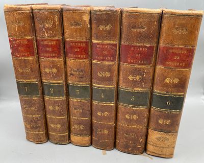 [1804, Гравюры] Сочинения Мольера, с грамматическими замечаниями и наблюдениями на каждую пьесу 