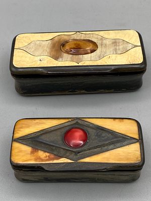 2 таблетницы/табакерки конца XIX - нач. XX вв.