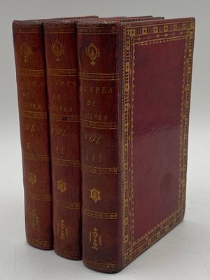 [1797, гравюры] Сочинения Соломона Геснера, т. I-III, 
[Œuvres de Salomon Gessner], состояние: 