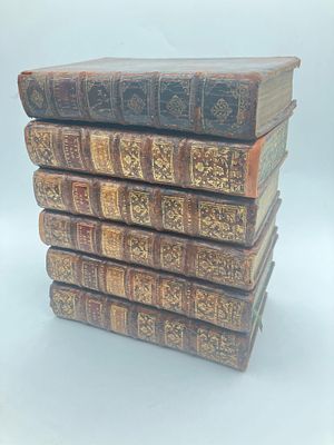 &laquo;История евреев&raquo; — Флавий Иосиф в 6 т., т.I-II, IV-VI
1744
&laquo;История евреев&raquo; — Флавий Иосиф в 