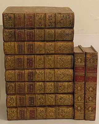 [1785, Редкость, Монум.труд] Полный курс сельского хозяйства , т. I-X, 
Cours complet 