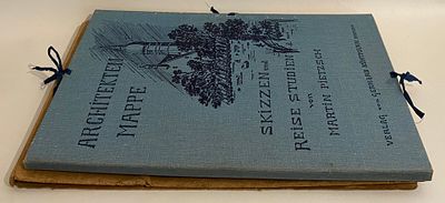 [Орнаменты, Больш.форм.] Архитекторская папка. Эскизы и дорожные исследования — Мартин Питцш 