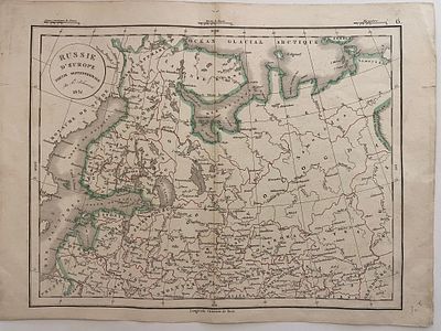Карта "Европейская Россия. Северо-Восточная часть"
1834 год
[Russie d'Europe — Partie 