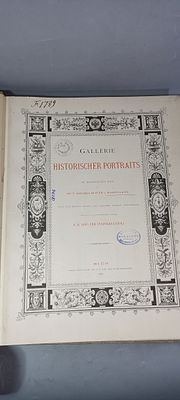"Галерея. Исторические портреты. Содержит биографический текст.", фр., 1886 г.