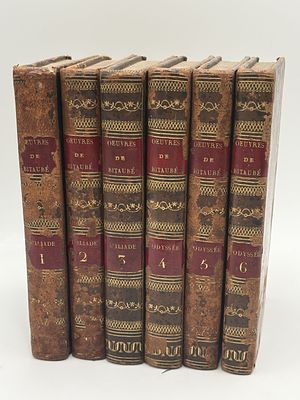 [1810] Сочинения. Илиада и Одиссея Гомера с замечаниями. [Oeuvres. L'Iliade et l'Odyss&eacute;e 