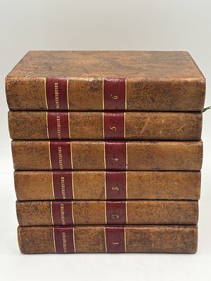 [1816, Фунд.Труд, Карты] Полное собрание сочинений, т.I-VI, [Oeuvres compl&egrave;tes]
Монтескье 