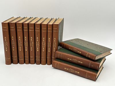 Жорж Кортелин, в 12 кн., [Georges Courteline]. Собрание сочинений. Париж, Эрнест Фламмарион 