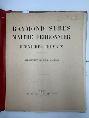Мастер художественной ковки. Последние произведения [Ma&icirc;tre Ferronnier. Derni&egrave;res œuvres] 
