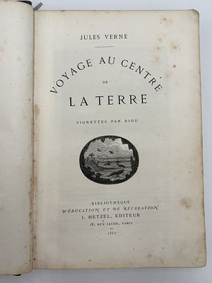 [1867 г.] Жюль Верн. Путешествие к центру Земли. Пять недель на воздушном шаре. Жюль Верн. 