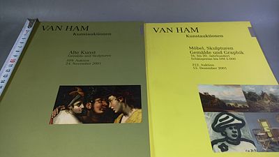 Каталоги аукционного дома VAN HAM. Искусство, живопись, скульптура, графика. Аукционы 2001 